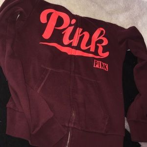 PINK zip up jacket